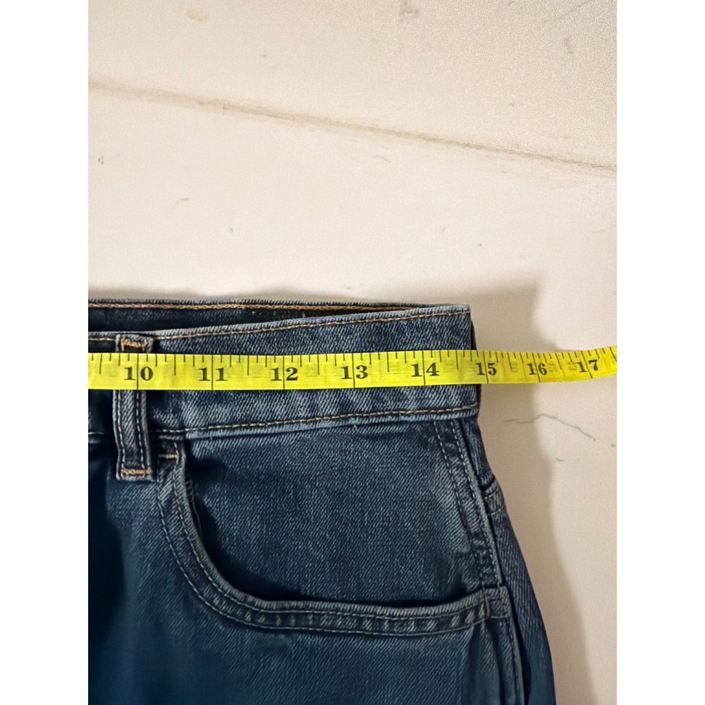 Everlane The Way High Denim Skirt Organic Cotton Blue Mini Skirt 28 High Rise - Picture 7 of 9